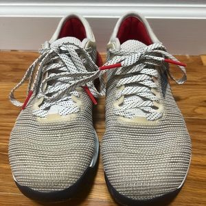 Reebok Crossfit Nano 9 Training Sneakers Size 6.5 White Red Shoes EG3299 Womens